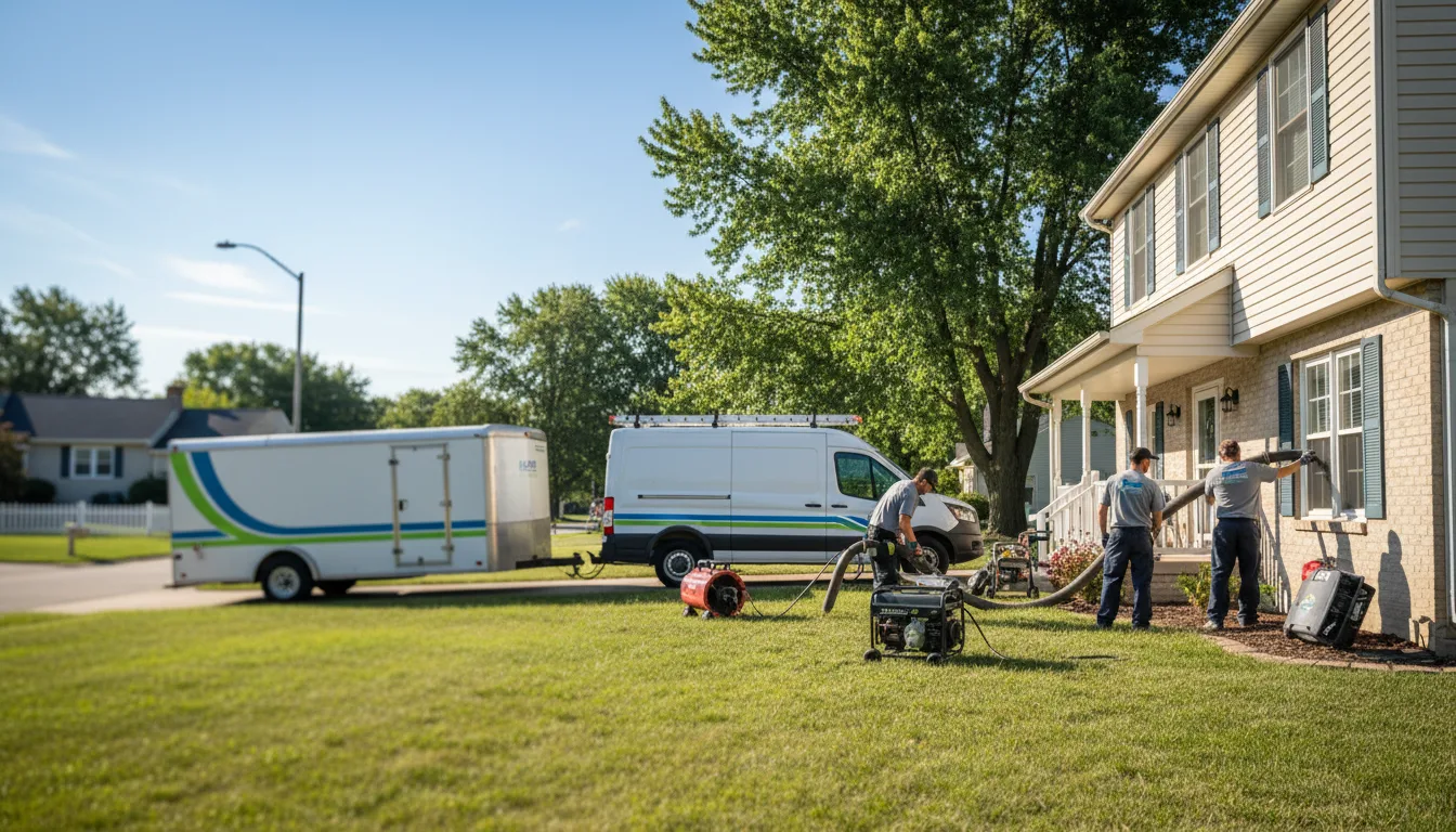 Flooded Basement Restoration And Cleanup With Repair in Linton, ND near me